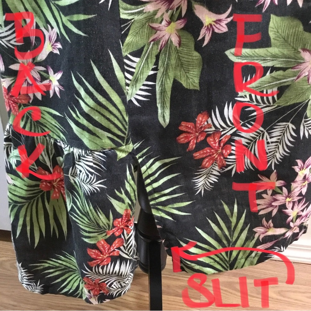 VICCI Germany 🇩🇪 100% linen tropical tunic dress - Picture 13 of 16